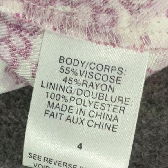 CAMI NYC $375 nanu dress in purple paisley, size 4 - Picture 6 of 7